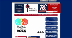 Desktop Screenshot of emmauslutheran.com