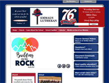 Tablet Screenshot of emmauslutheran.com